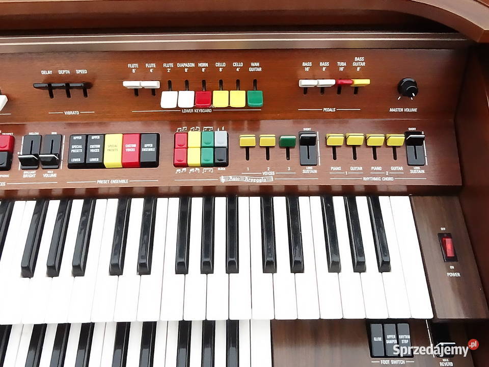 Organy analogowe Yamaha Electone D65 Oryginalna Antyki