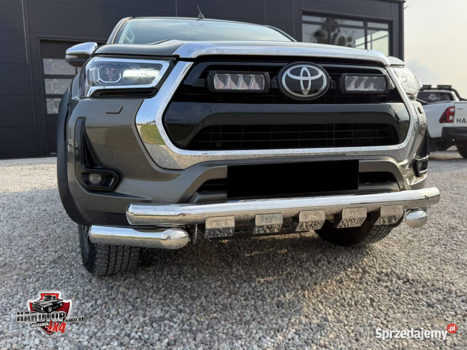 Orurowanie przednie TOYOTA HILUX 2021 76mm Chrom Karoseria warmińsko-mazurskie Pasłęk