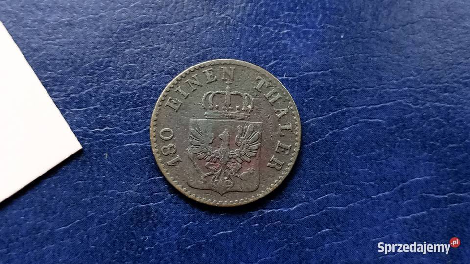 Stare monety 2 fenig 1849 Niemcy podkarpackie Lesko