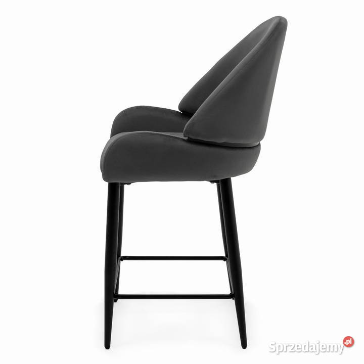 Hoker Tapicerowany Bergamo Ciemnoszary Wysyłka Hokery wielkopolskie Tarchały Małe