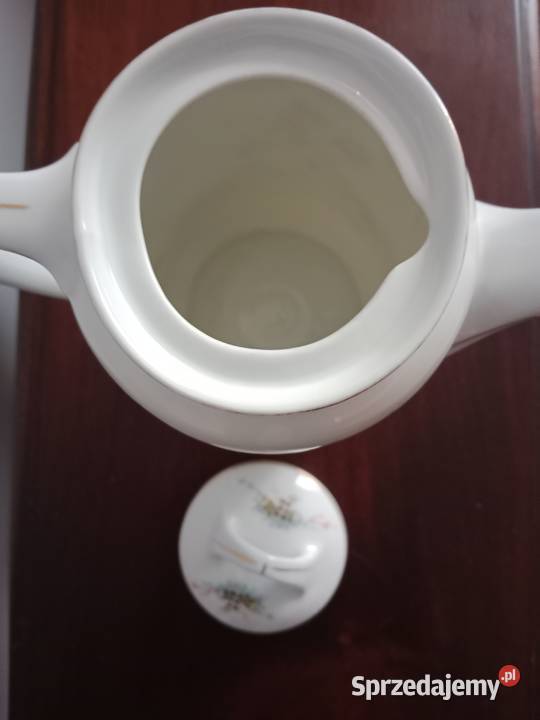 Porcelanowy dzbanek do kawy herbaty Miejsce Piastowe