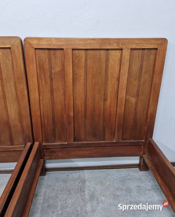 Oryginalne Dębowe Łóżka Secesyjne AntykiMarki Marki