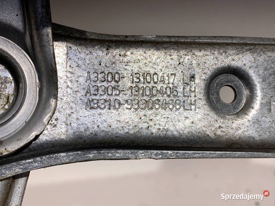 PODNOŚNIK SZYBY LEWY PRZÓD OPEL ASTRA H 13101480