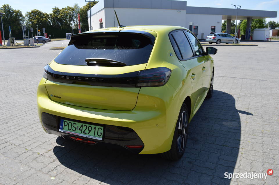 Peugeot 208 E208 Elektryk 2024 Allure CCS2 tempomat Ostrów Wielkopolski