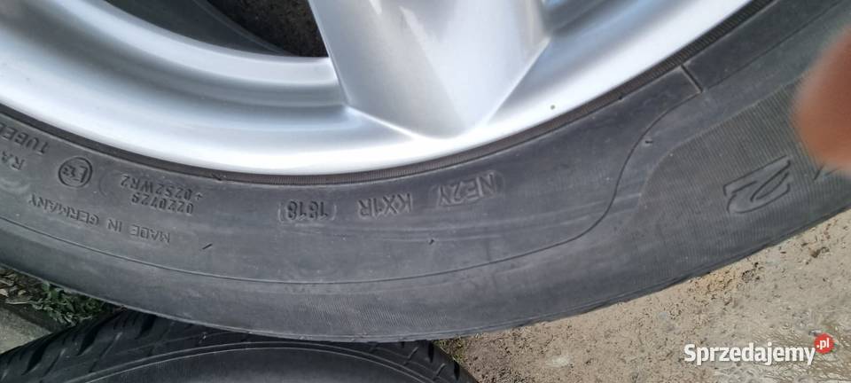 Komplet alufelg Mazda 5x1143 R17 ET42 5J Rial podkarpackie Błażowa