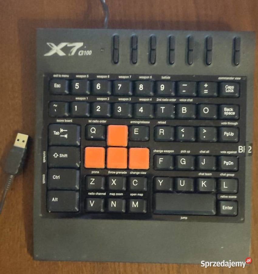 Klawiatura do gier A4Tech X7 G100 gra USB Sochaczew