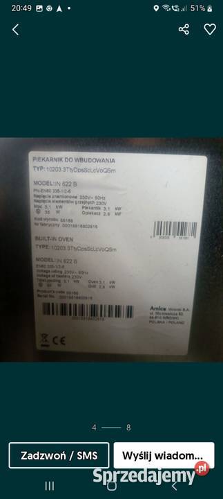 Piekarnik Amica Kórnik