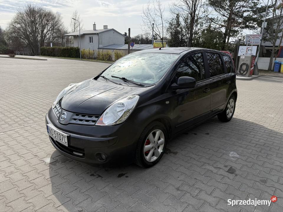 Nissan notę sprawny OC ważne nowe amortyzatory komputer pokładowy Olsztyn