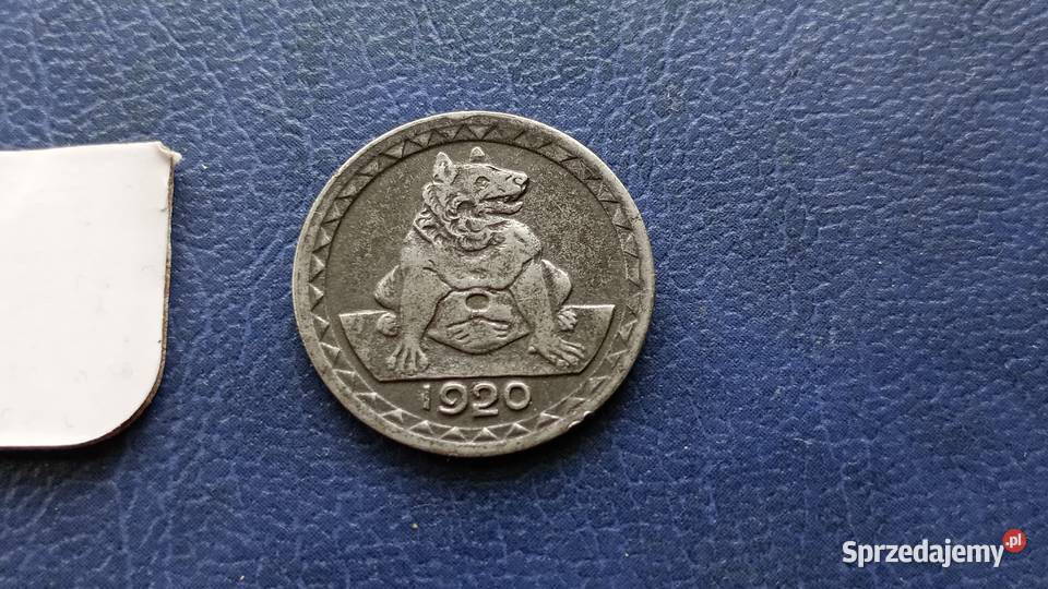 Stare monety 25 fenig 1920 Akwizgran NIemcy 2 Lesko sprzedam