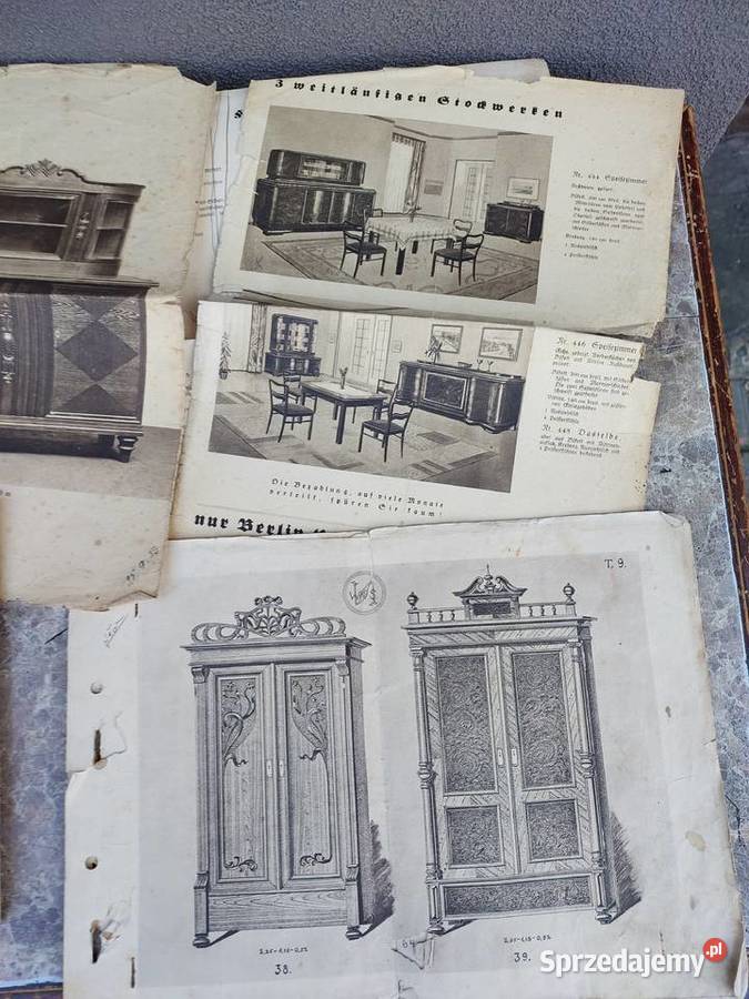 Stare broszury katalog książka meblarstwo Tczew