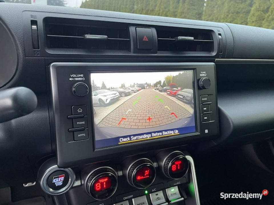 Toyota GR86 AWE Touring Wydech Manual Kamera bluetooth