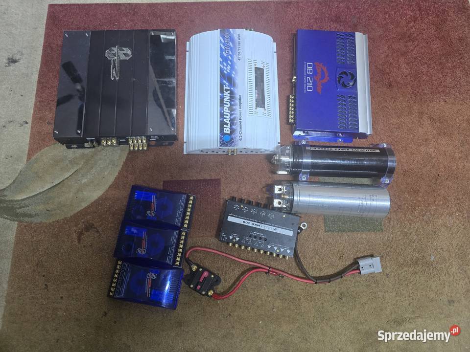 wzmacniacze kondesatory equalizer helix śląskie Chełm Śląski