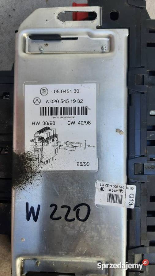 sterownik moduł SAM mercedes S w220 32 V6 Korzeńsko