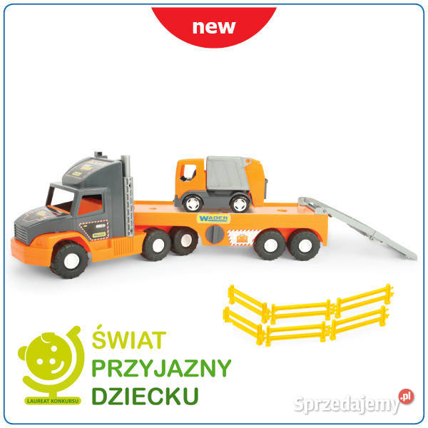 Wader Auto Super Tech Truck laweta ze śmieciarką Bielsk Podlaski