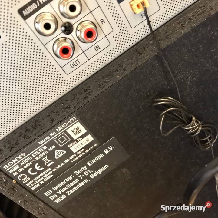 Głośnik imprezowy Sony MHCV11 z pilotem Słuchawki i głośniki Warszawa