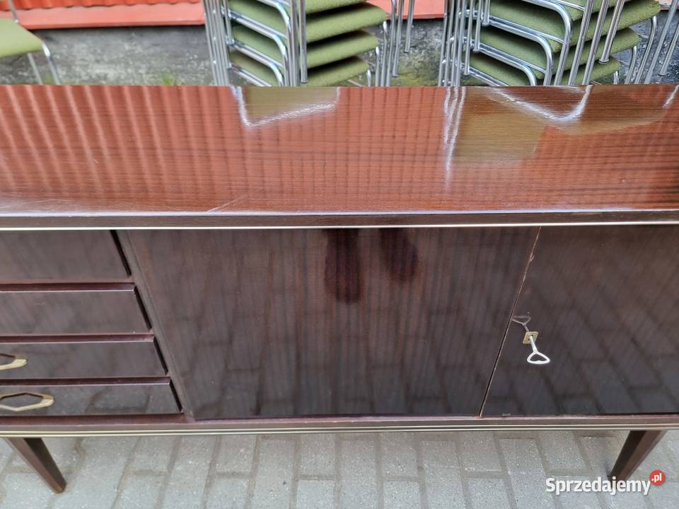 Komoda z okresu prlu piękny stan 299 sideboard 80cm Poznań