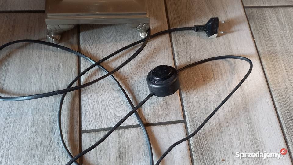 Lampa podłogowa Srebrna Nocna Gabinetowa