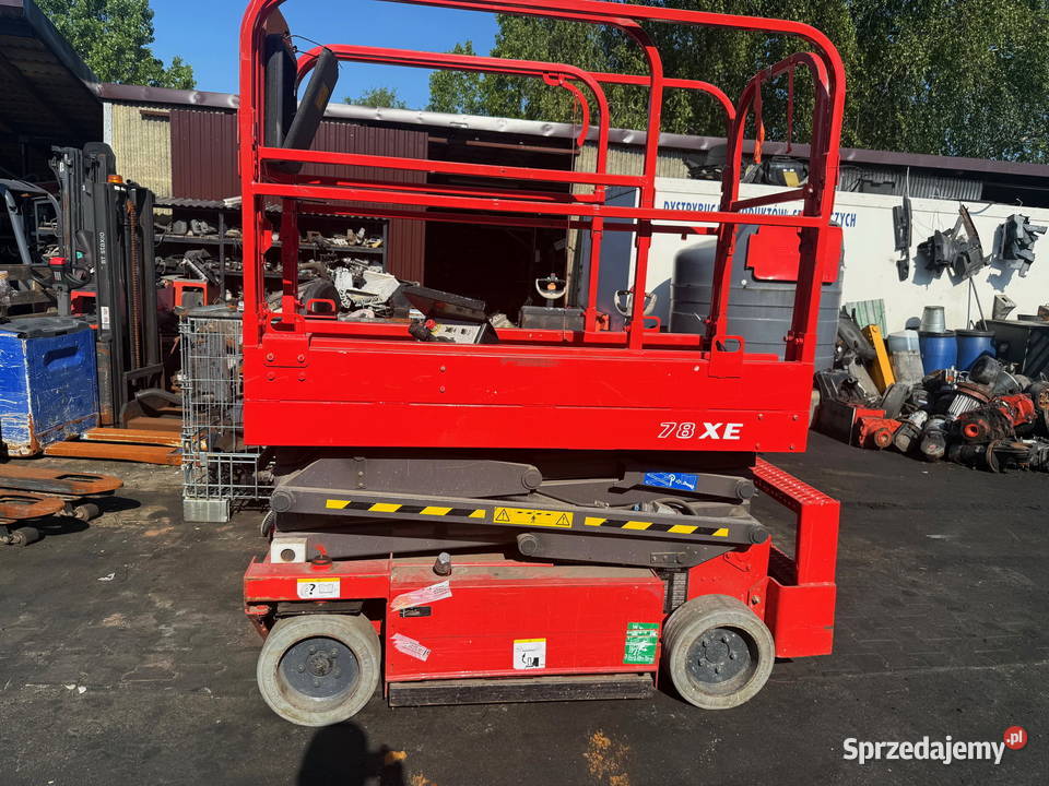 zwyżka podnośnik nożycowy MANITOU 78XE 24V 230 Działoszyn