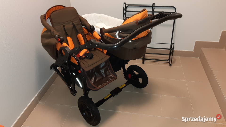 Wózek bliźniaczy Dorjan Danny Sport Twin Zdejmowana tapicerka  Lublin sprzedam