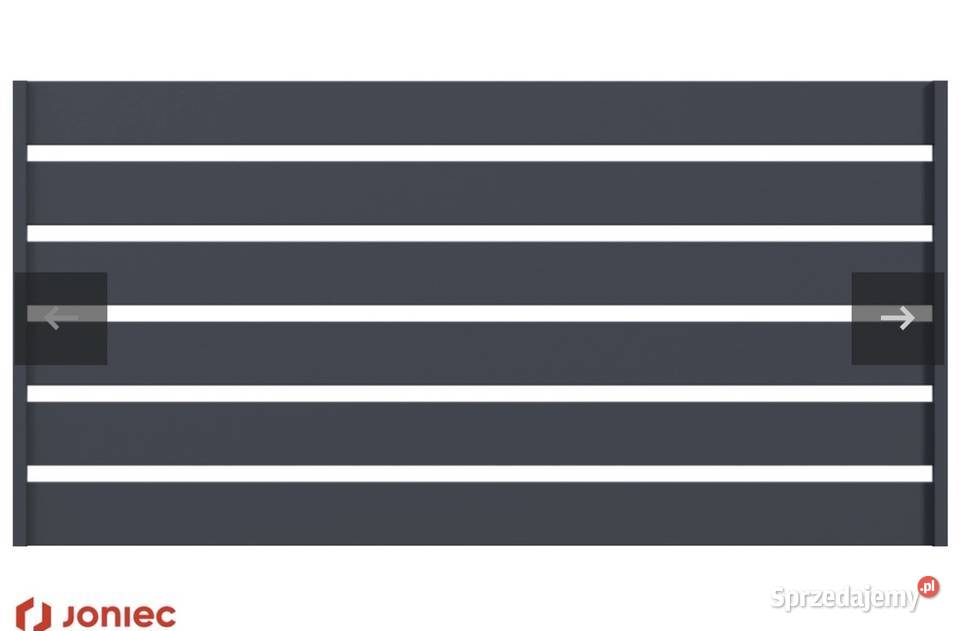Przęsło ogrodzeniowe stalowe LARGO 200X20mm Gorlice