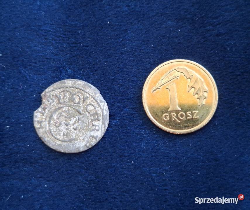 Szeląg miejski Krystyna Ryga 1653 okupacja pomorskie