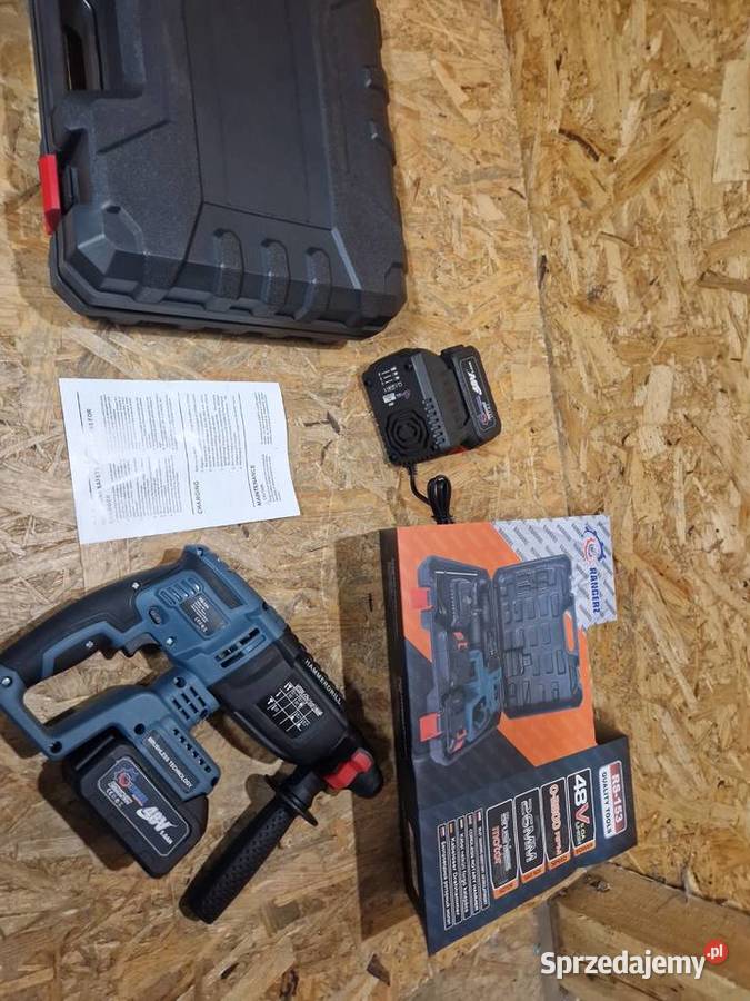 MŁOTOWIERTARKA AKUMULATOROWA MŁOT UDAROWY 48V 50 Głogowa