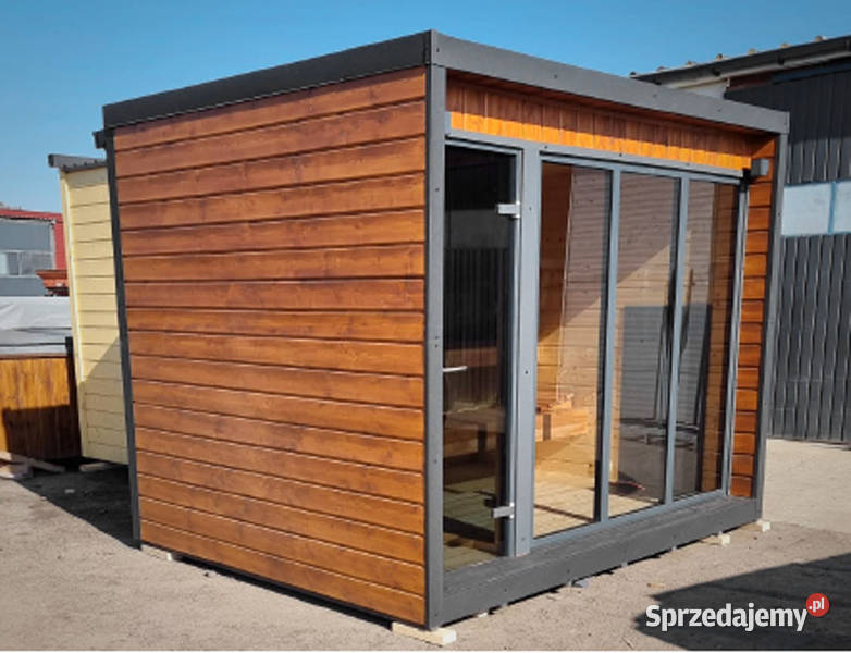 SAUNA OGRODOWA MODERN LUX Z PRZEDSIONKIEM Katowice sprzedam