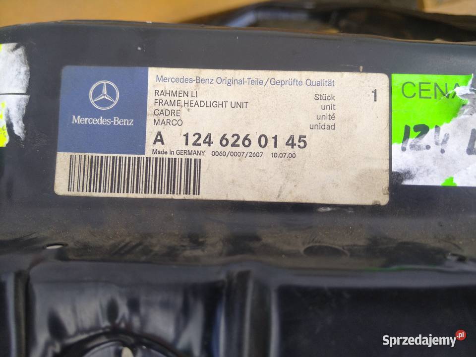 Mercedes W124 sedan coupe kombi nowy oryginalne wielkopolskie Przeźmierowo sprzedam