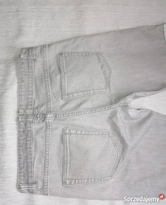 CARRY SZARE JEANSOWE BERMUDY R3234