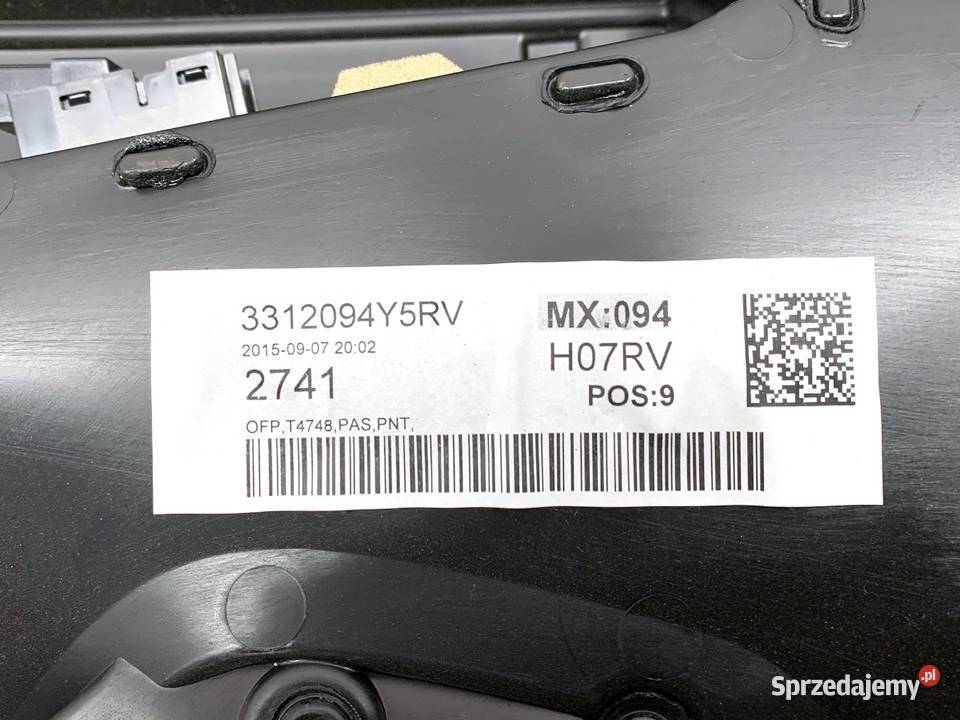 BOCZEK DRZWI PRAWY PRZÓD VOLVO V40 Hatchback Wyposażenie wnętrza