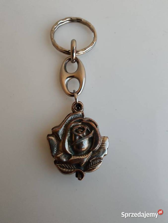 Breloczek róża wisiorek że zdjęciem Pozostałe Olecko sprzedam