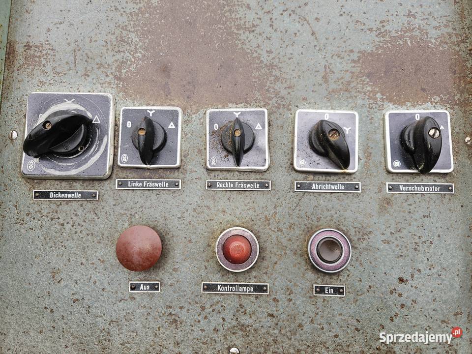 Strugarka czterostronna heblarka wyrówniarka