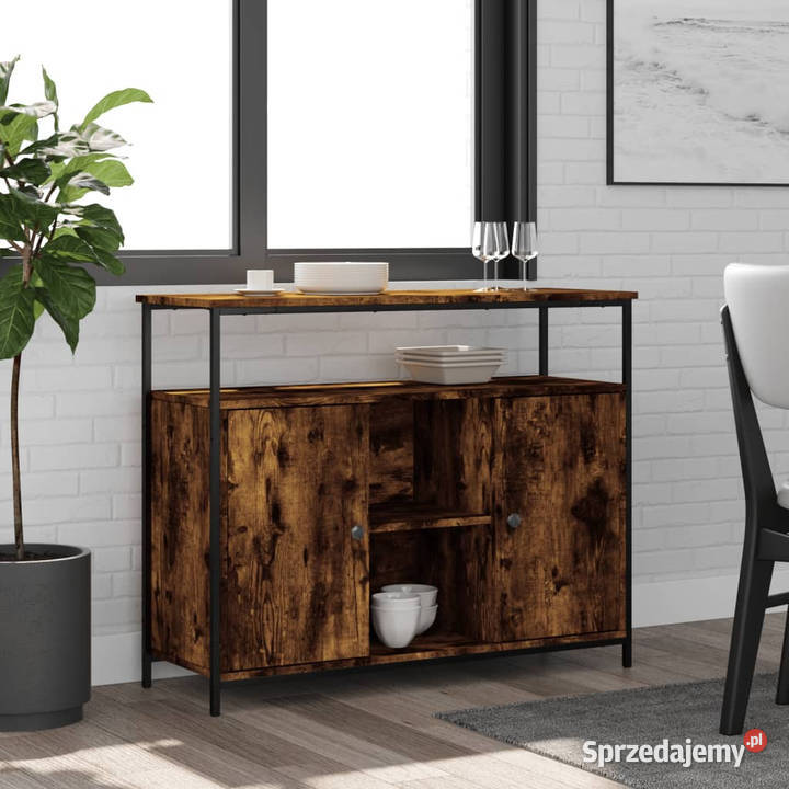 Szafka przydymiony dąb 100x35x80 materiał Pozostałe Warszawa