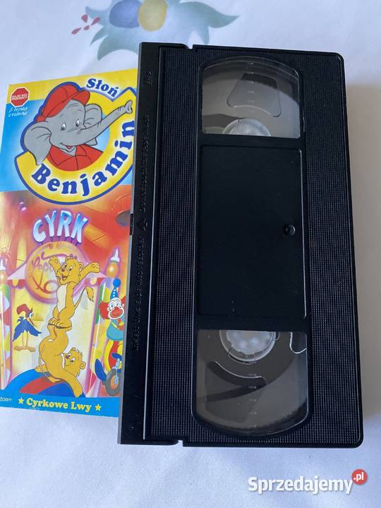 Slon BenjaminLwy Cyrkowe na kasecie VHS dubbing lubelskie Lublin sprzedam