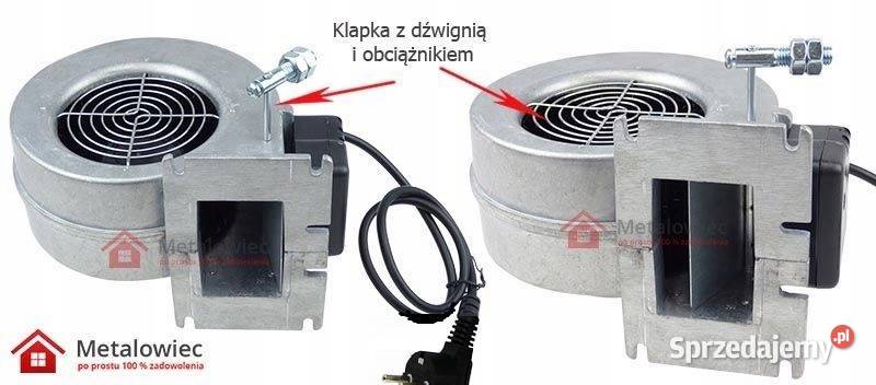 Dmuchawa do pieca CO WPA 120 z klapką 75W 2300 Włocławek