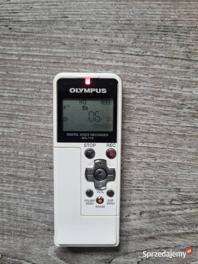 Dyktafon cyfrowy OLYMPUS WS110 interfejs USB Solnica