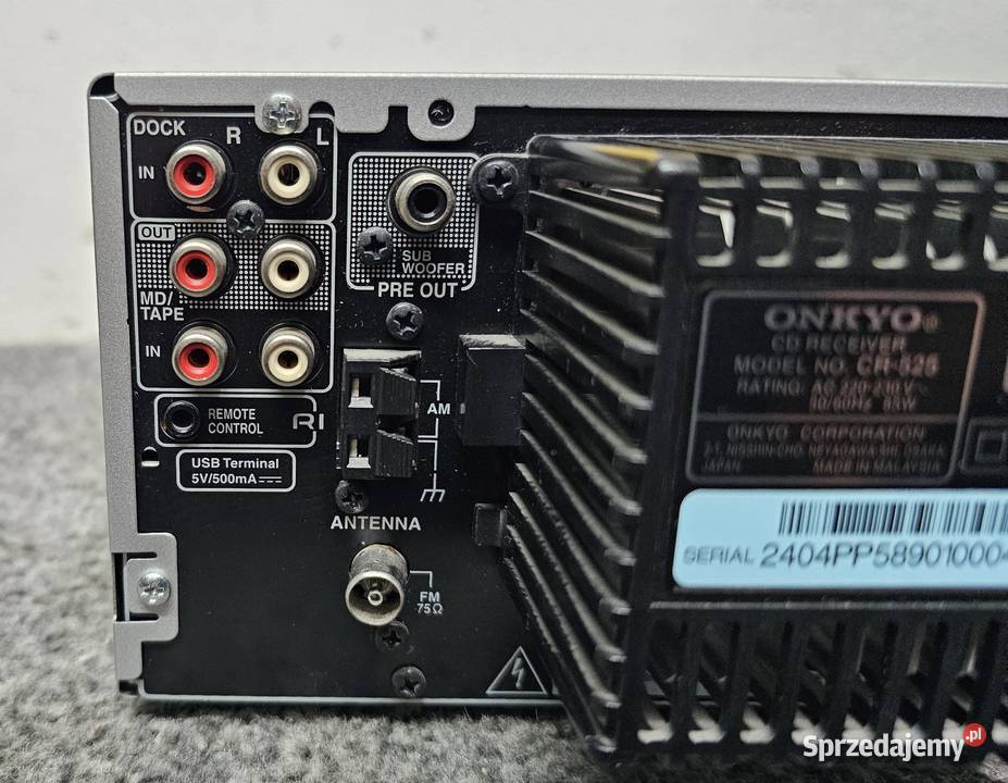 Wieża Stereo ONKYO CR525 pilot wysyłka 15 Kraków sprzedam