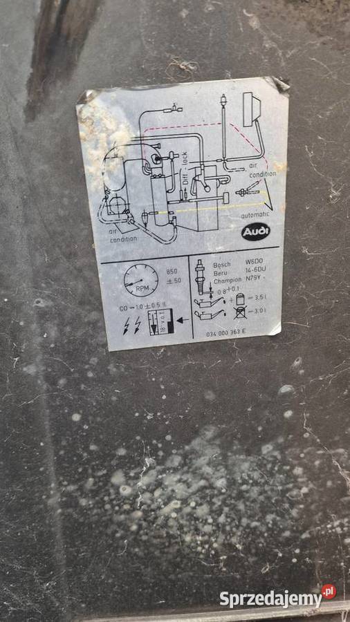 Audi 80 b2 5 cylindrów części silnik JS kujawsko-pomorskie Brodnica