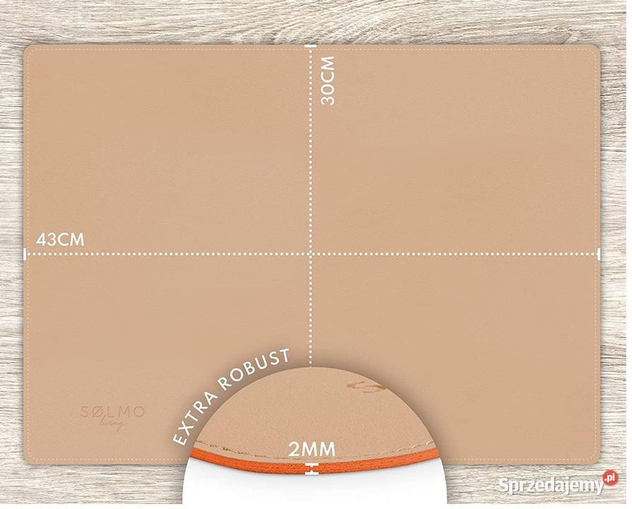 skórzane podkładki dwukolorowe SLMO wielokolorowy lubelskie Zamość