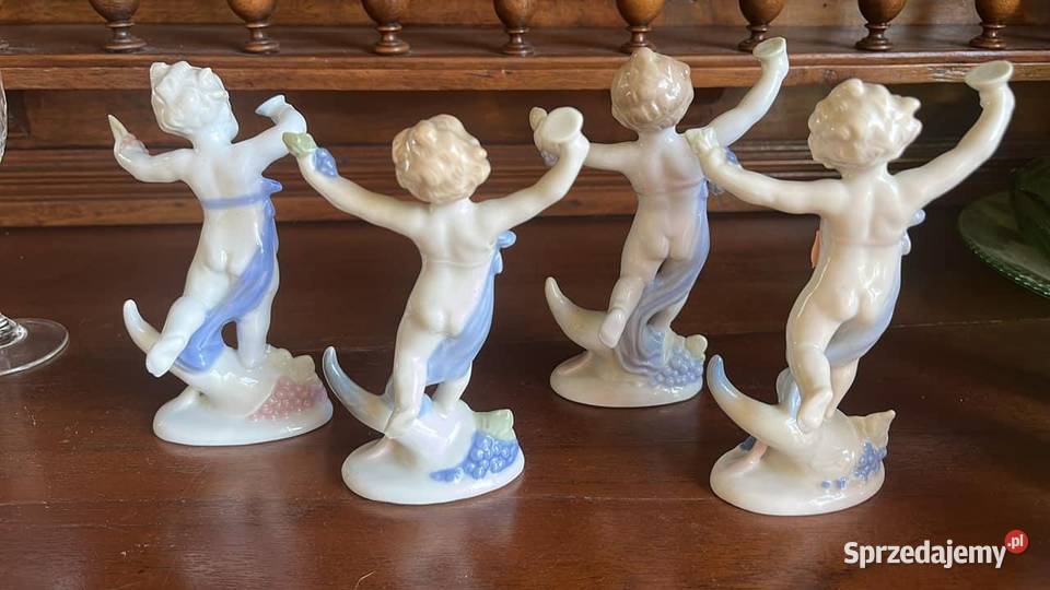 Jesień Figurki Pory Roku Porzellanfabrik Ge