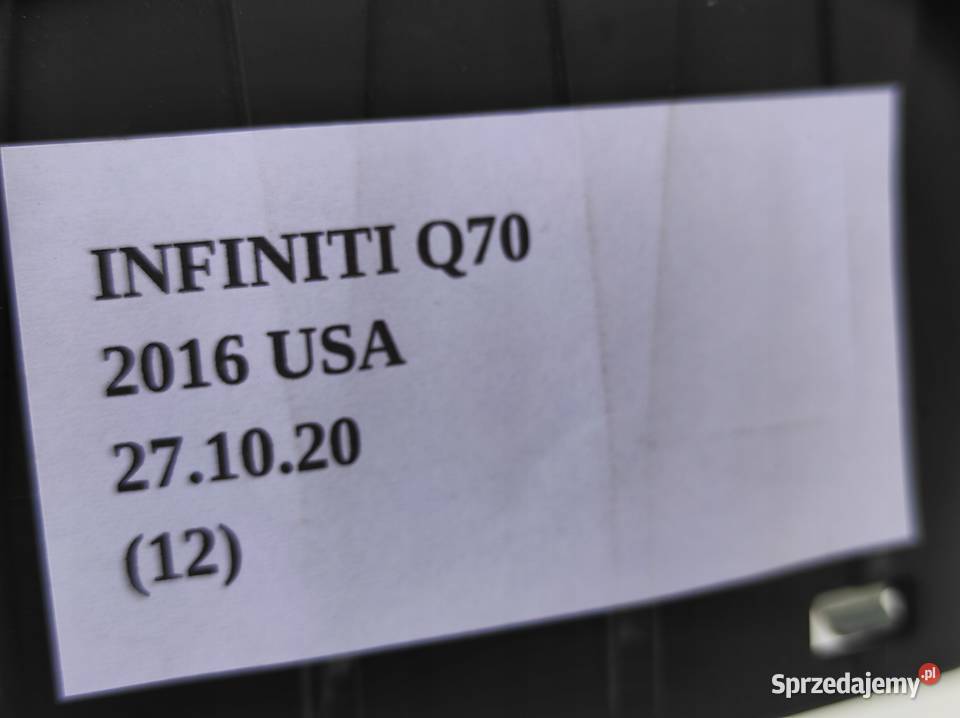 DESKA ROZDZIELCZA PASY AIRBAG INFINITI Q70 M37 deski rozdzielcze, konsole sprzedam