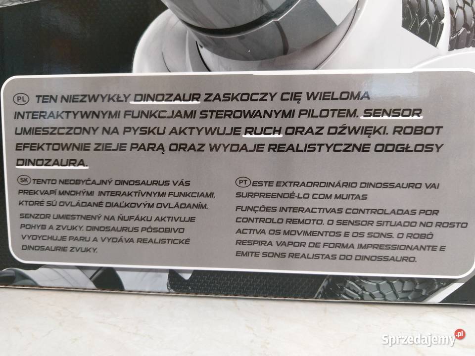 NAJTANIEJ Interaktywny Robot Dinozaur Pilot Zabrze