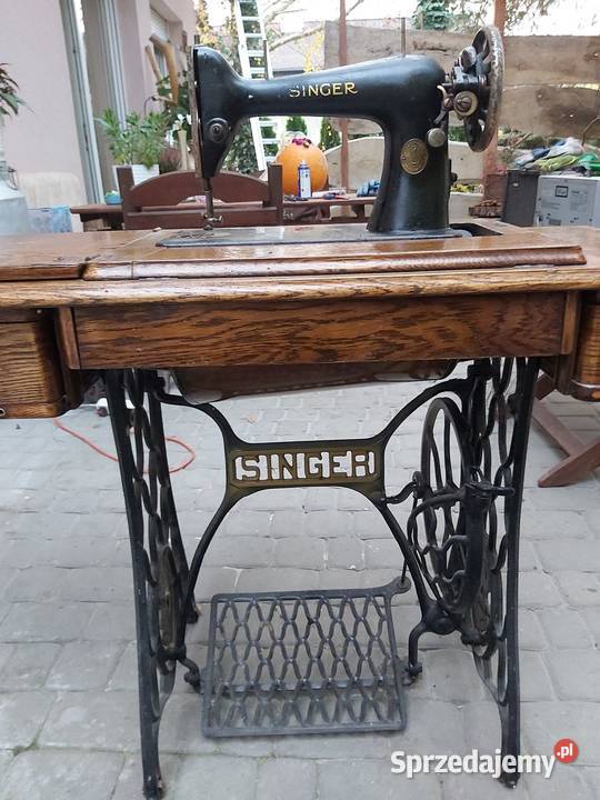 ZABYTKOWA MASZYNA DO SZYCIA SINGER ANTYK STOLIK Poznań