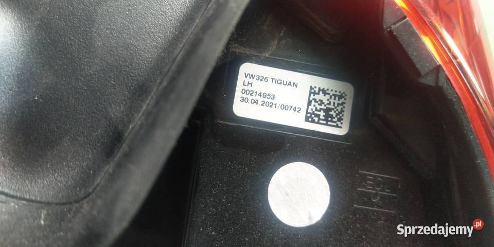 VW Tiguan II Rline lampa tył lewy Łódź