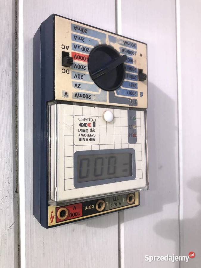 Miernik cyfrowy DM51 Polmed kolekcjonera Jaworzno