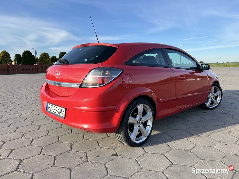 Opel Astra H GTC 16 105 Klima Tempomat 2 kpl kół lakier metallic kujawsko-pomorskie Żnin