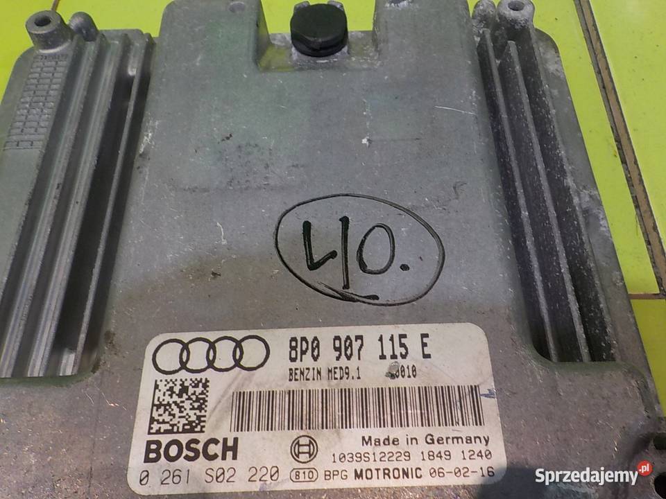 AUDI A3 8P SLINE II 20 TFSI 06r 5D sterownik Suków