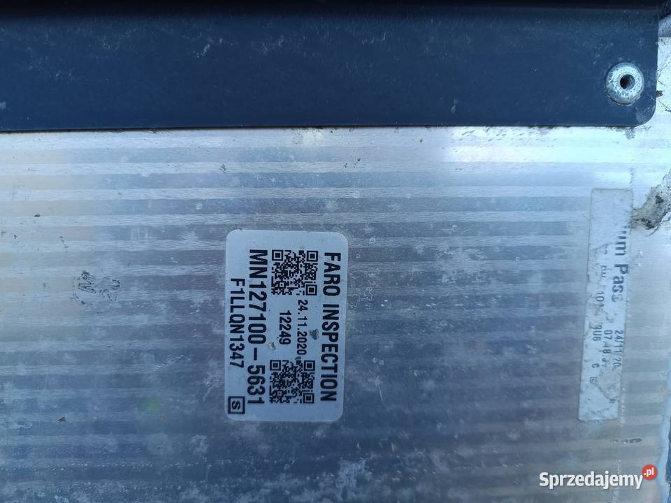 chłodnica Intercooler MN 1273102740 Pozostałe pomorskie Rudno