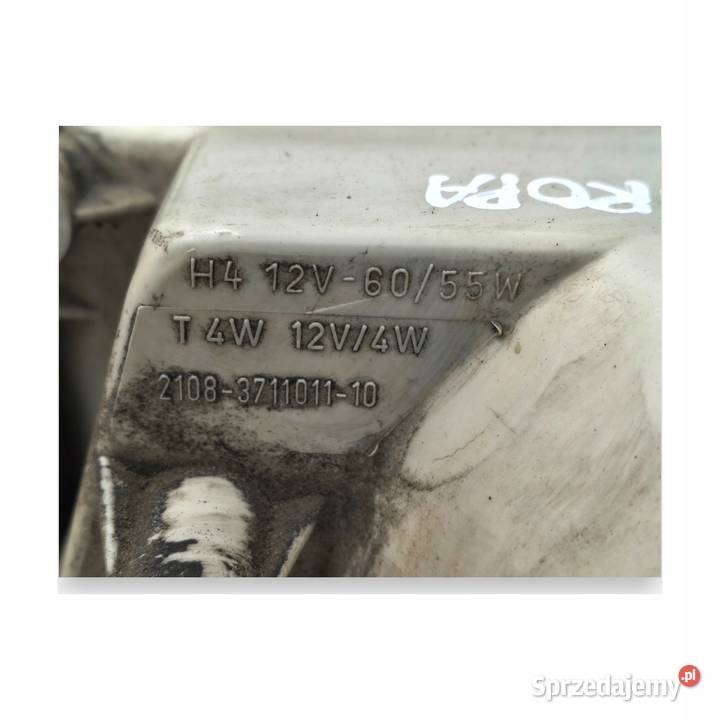 LAMPA LEWA Lada Samara 2108 2109 21099 przednia