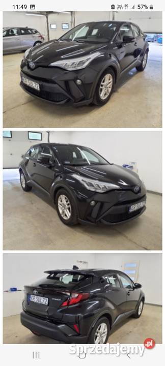 Toyota CHR Hybryda salon przyciemniane szyby Samochody osobowe Dębica